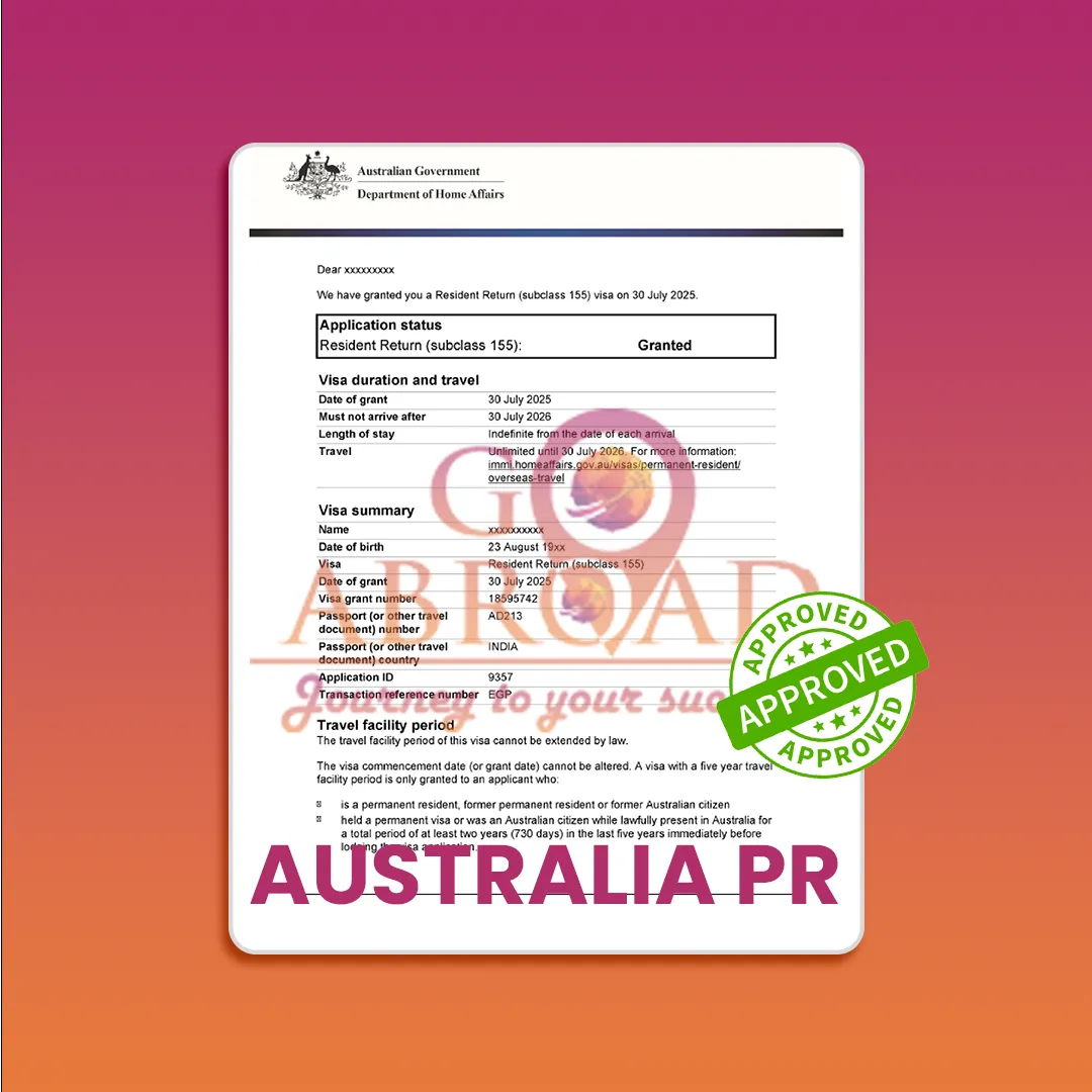 Traveler holding passport after tourist visa approval